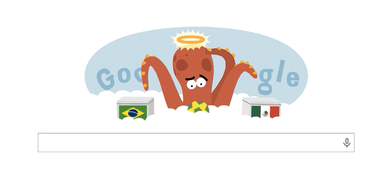Google Doodle Mexico Brazil